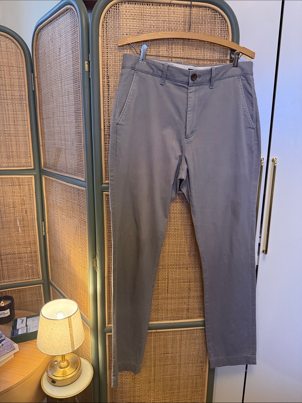 J.Crew Flex Athletic Slim Chino Pants Men’s 31x32 Gray Flex